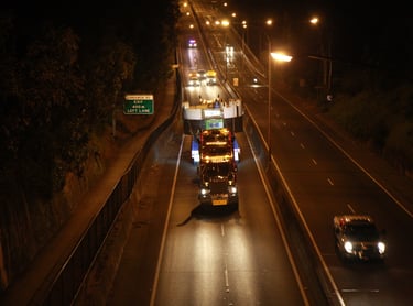 Transport of main drive for Legacy Way