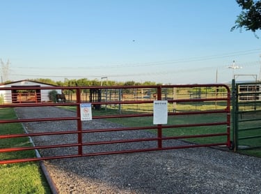 Windy Mane Ranch HH 2nd gate