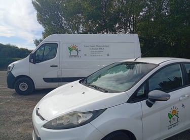 Flotte de véhicules Solaire France Éco en PACA, expert photovoltaïque.