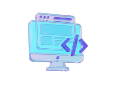 Website development and design illustration
