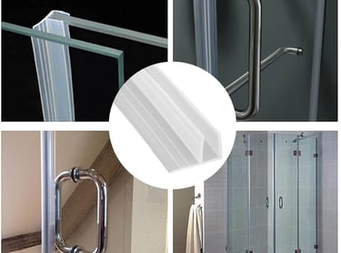 Shower door seals, handles and glass panels used to prevent leaks in Auckland showers