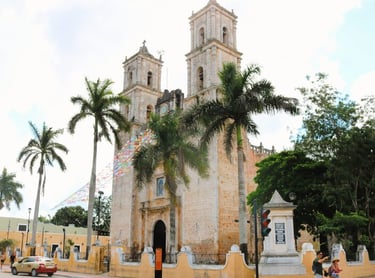 iglesia principal valladolid yucatan