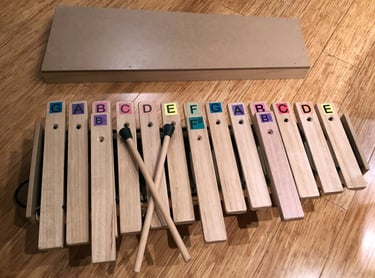 Mini Marimba - Top View