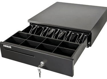 Cash drawer used with a POS system