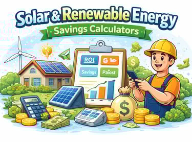 solar and renewable energy main page image
