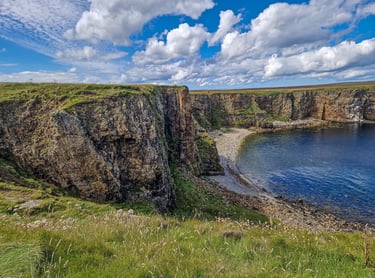 Brough of Deerness Mull head