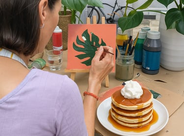 Pancakes and Paint