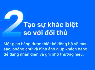 Thiết kế gian hàng shopee