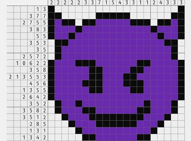 Nanogram Puzzle Devil Emoji 