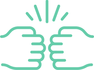 Handshake icon denoting empathy-driven teamwork and inclusive collaboration.