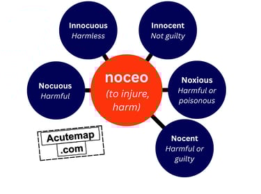 Noceo root word vocabulary for SSC CGL, UPSC chart 