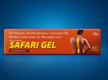 alt="Safari Gel anti dandruff treatment by Benchmark Drugs"