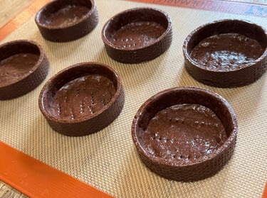 fonds de tarte chocolat