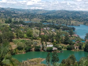 Vista desde la Piedra de El Peñol