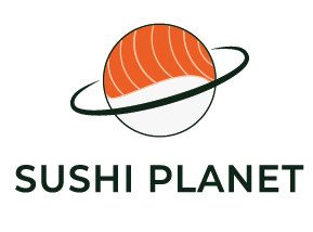 Sushi Planet - logo principale représentant un sushi en forme de planète