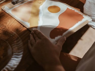 Atelier peinture sur toile