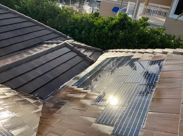 roof solar panel soft wash broward county fl 