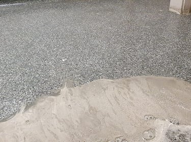 tile before cleaning 