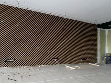 Mure en claustrât fait par Laroux Menuiserie