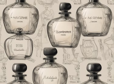  Perfume, featuring QR codes and social media handles.