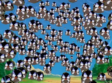 Trail Mix-up's Polygon Swarm