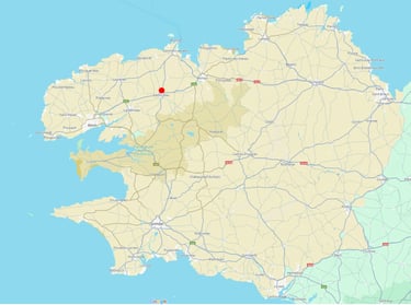 CARTE DE MA ZONNE D'INTERVENTION DEPARTEMENT 22; 29; 56