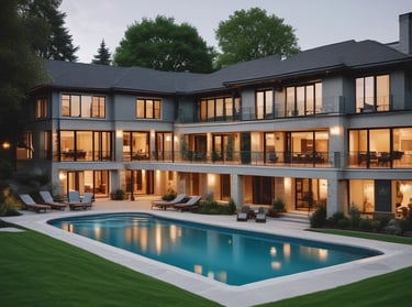 a city street filled with lots of traffic and traffic