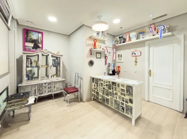 Sala de espera de Peluquería Canina Truka en Alcorcón, Madrid