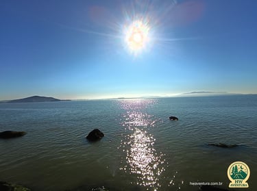 Vista da Baía Sul em Florianópolis