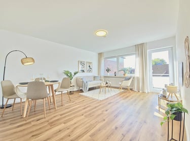 renoviertes Wohnzimmer