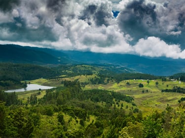 Mannavanur lake view