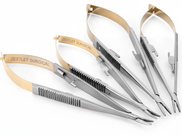 Hochwertige zahnärztliche Instrumente: 14 cm/16 cm gerade/gebogene Nadelhalter, Zangen und Pinzetten