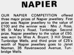 Janet Gardner, 35 Ravenswood Avenue, Tunbridge Wells, TN2 3SG