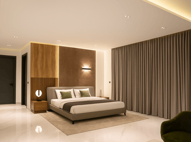 New build. Finish. Contemporary Interior Design.