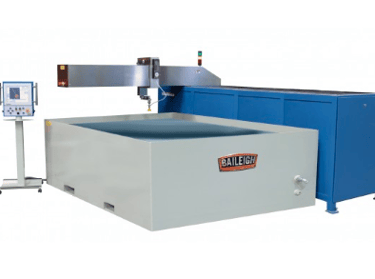Baileigh WJ-85CNC; 480V 3PH 60 Htz 60" x 98" 3 axis CNC Flying Arm Water Jet With Direct Drive Pump