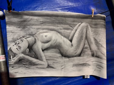 original art by cairns artist adam clancy