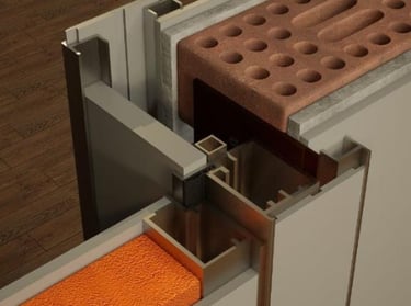 Ościeżnicą ukrytą Alusymmetry