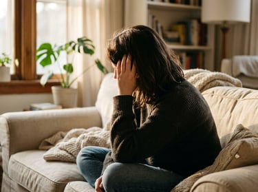 Agotamiento emocional del familiar que cuida a una persona con depresión