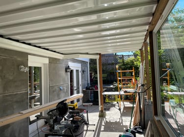 Seattle, WA Exterior Remodel. Improving a unused space that now offers a new area for entertaining!