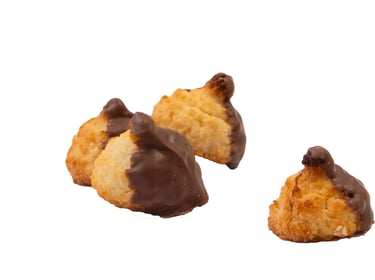 Kokosrotjes met melkchocolade