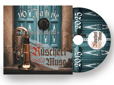 CD Cover unserer neuen CD "10 JAHRE"