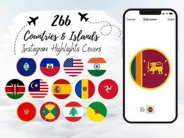 IG Highlights Covers CIRCLE Flags