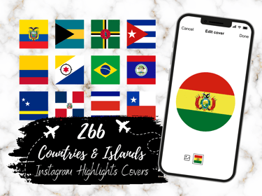 IG Highlights Covers SQUARE Flags