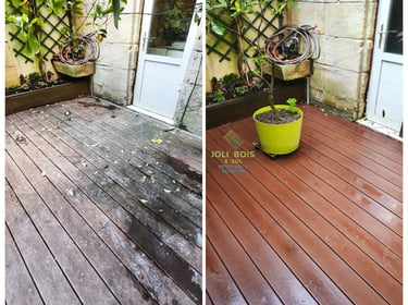 Rénovation de terrasse bois extérieure à Bordeaux