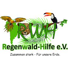 Logo des Vereins Regenwald-Hilfe aus Walsrode