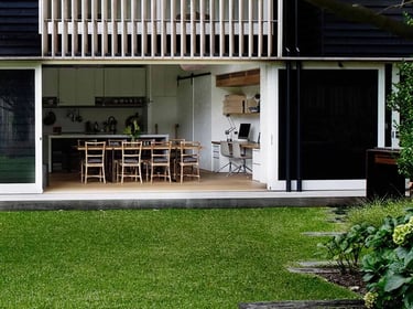 A lush, low-maintenance Buffalo Grass lawn in a villa in Marathahalli, Bangalore