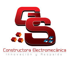 a logo for a construction company GS constructora electromecanica