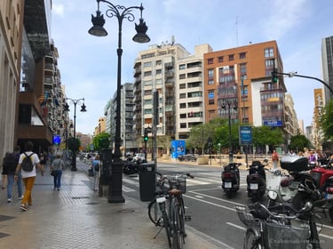 Calle Colón de Valencia.