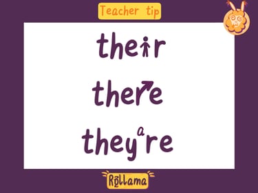 a teacher tip poster