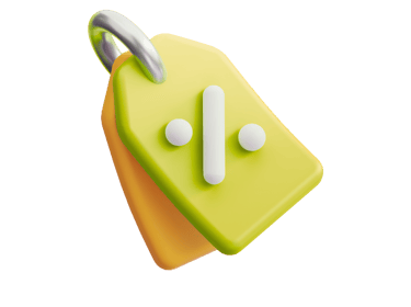 3D pricing icon for web design and SEO packages